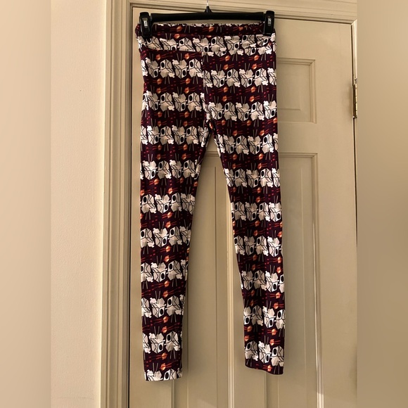 Luluaroe Printed Leggings Soft Lot One Size 13 Seasonal / Holiday - Picture 12 of 14